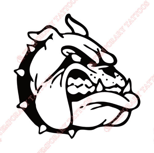 Gardner Webb Bulldogs Customize Temporary Tattoos Stickers NO.4437